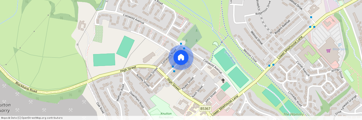 Gordon Street, Newcastle, Staffordshire, ST5