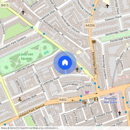 Horbury Crescent, Notting Hill W11, London