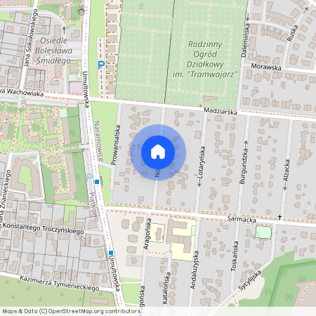 ul. Normandzka, Naramowice, Stare Miasto, Poznań, wielkopolskie