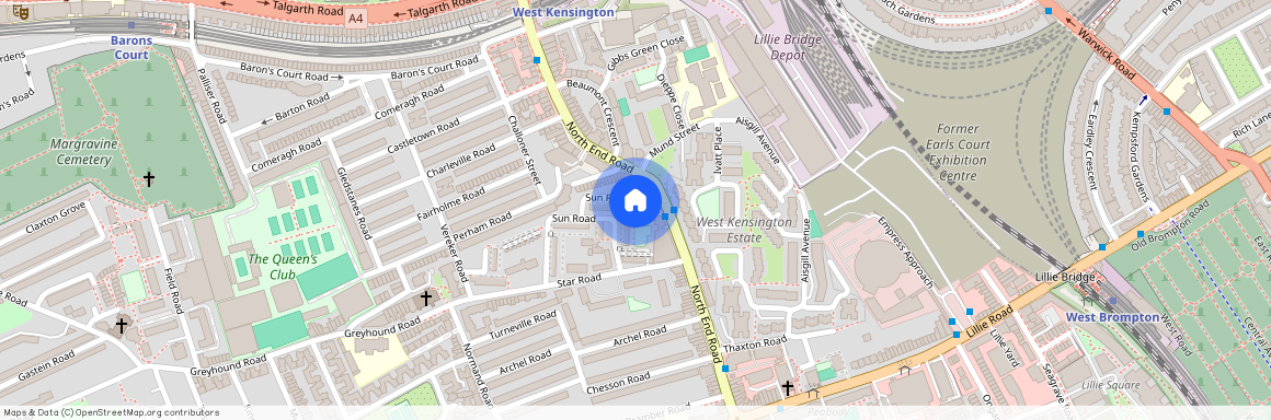 Cheesemans Terrace, West Kensington, London, W14