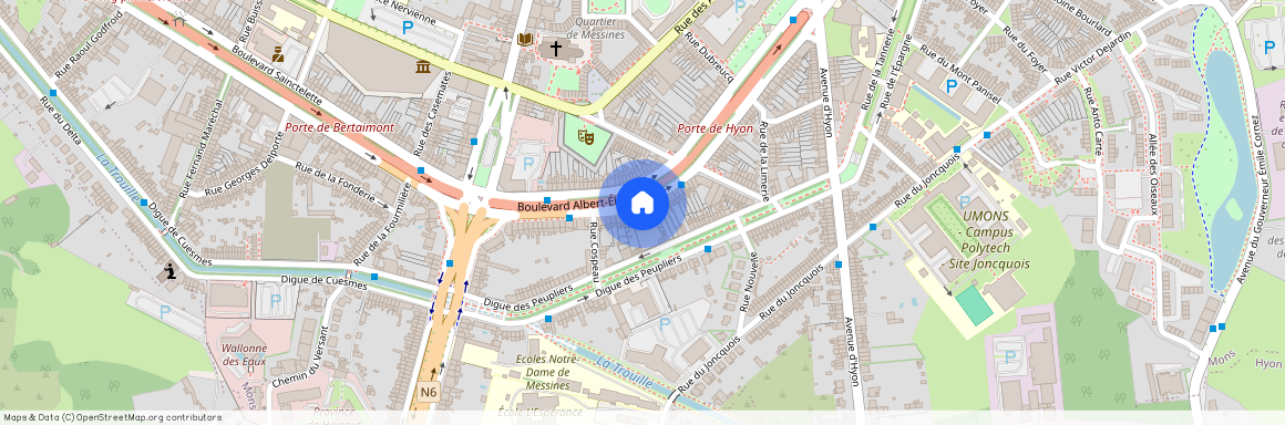 Boulevard Albert-Élisabeth, 87, 7000, Mons