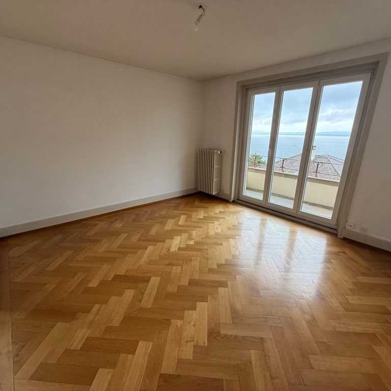 Appartement entièrement rénové avec vue imprenable sur le lac et les Alpes - Photo 1