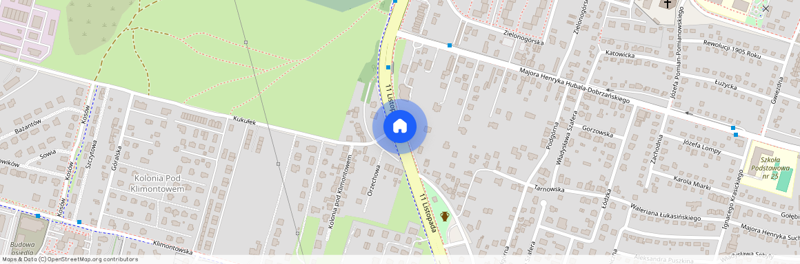 ul. 11 Listopada, Klimontów, Sosnowiec, śląskie