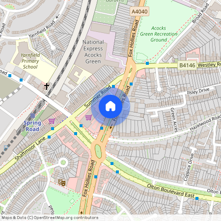 Fox Hollies Road, Acocks Green,
            
               Birmingham