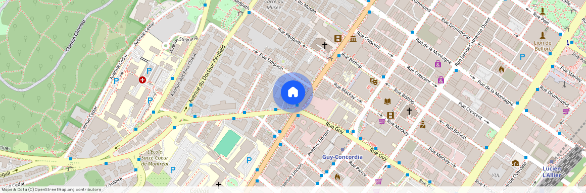 1525 Rue Sherbrooke O., app. C, Montréal (Ville-Marie), H3G1L7