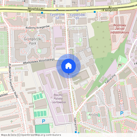 ul. Cystersów, Grzegórzki, Grzegórzki, Kraków, małopolskie