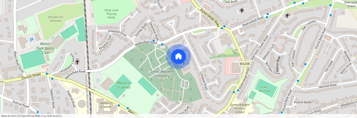 Elmley Close, Malvern, WR14