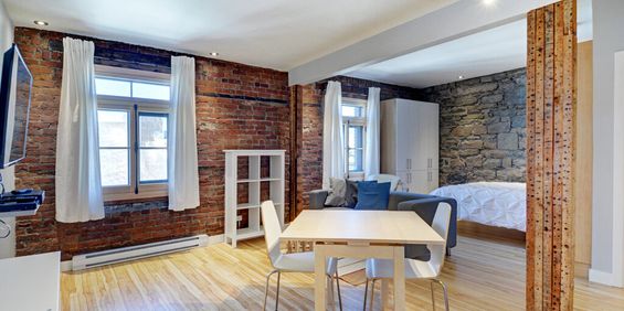 Colombier Loft Studio Entièrement Meublé à Louer Vieux-Québec Juillet 2025 - Photo 3