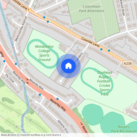 Coombe Gardens, West Wimbledon, London, SW20