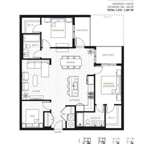 Luxury 2 Bedroom + Den Condo with U/G Parking near Downtown - Photo 1