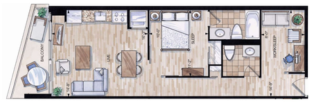 For Lease - 38 Joe Shuster Way Unit# 2102, Toronto, Ontario - Photo 3