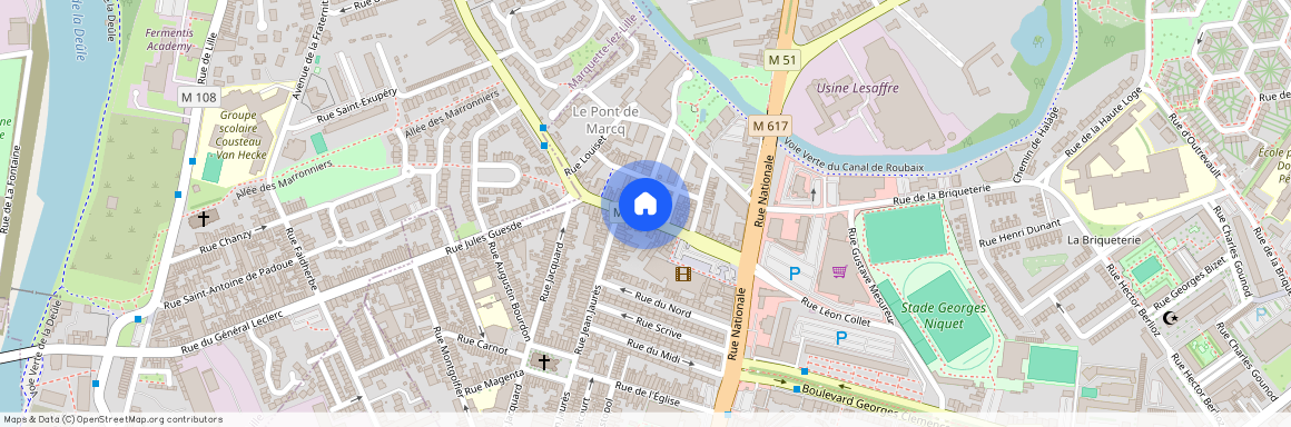 28 à 34 rue Jules Guesde, 59700, Marcq En Baroeul