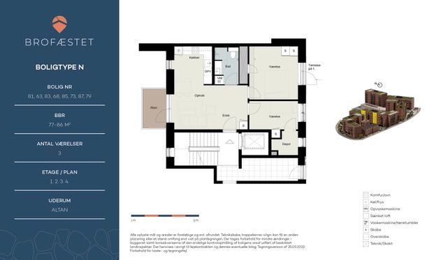 Middagshøjvej 50E, 2., tv - Photo 1