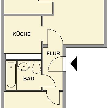 3-Raum-Wohnung mit Blick ins Grüne - Photo 1