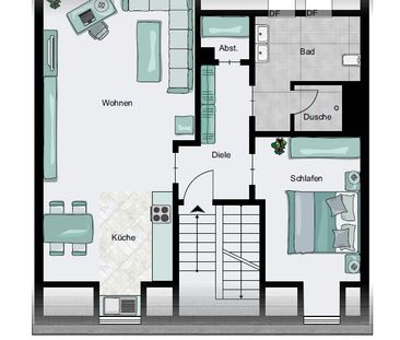 Wohnen und Wohlfühlen - im modernen Landhausstil in Köln Ossendorf - Foto 6