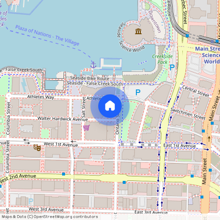 12 Athletes Way, Unit #504, V5Y 0E4, Vancouver West Side