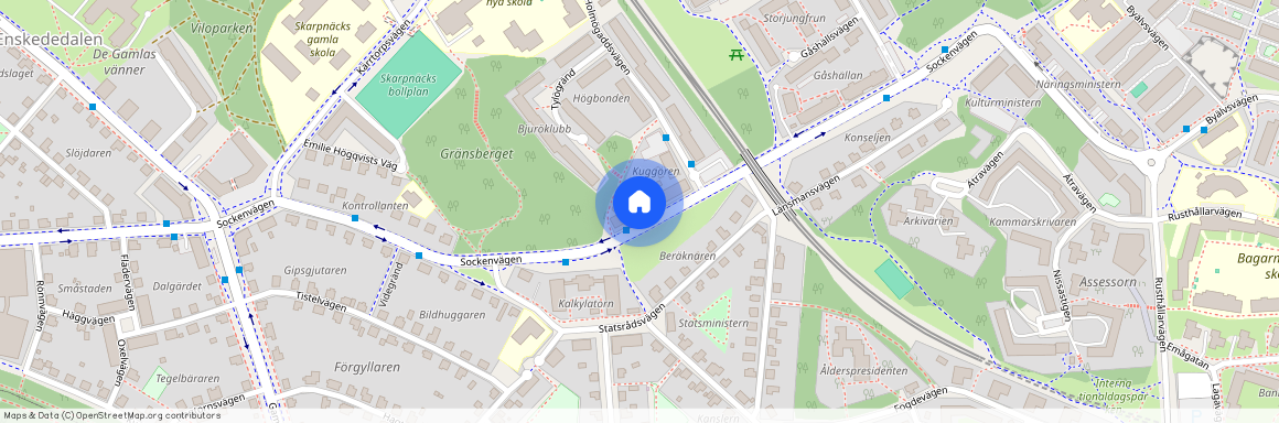 Sockenvägen 567, Kärrtorp