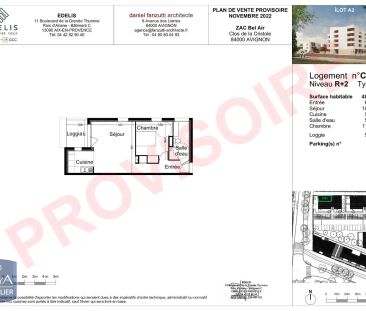 Appartement à louer 2 pièces 48.3m² - Photo 2
