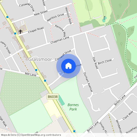 Norfolk Avenue, Grassmoor, Chesterfield, Derbyshire, S42