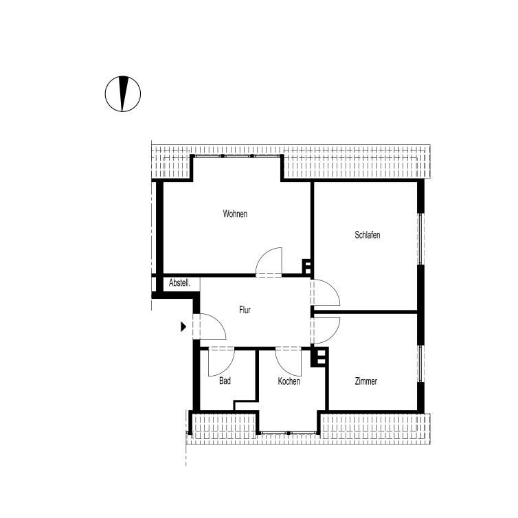 DREI-ZIMMER-WOHNUNG IN LÜDENSCHEID-GEVELNDORF - Foto 2