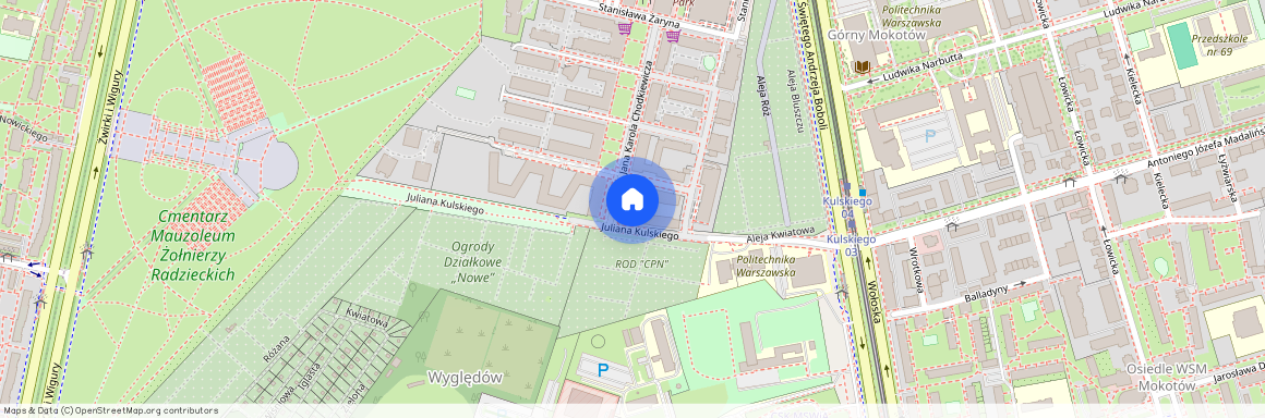 ul. Jana Karola Chodkiewicza, Wyględów, Mokotów, Warszawa, mazowieckie