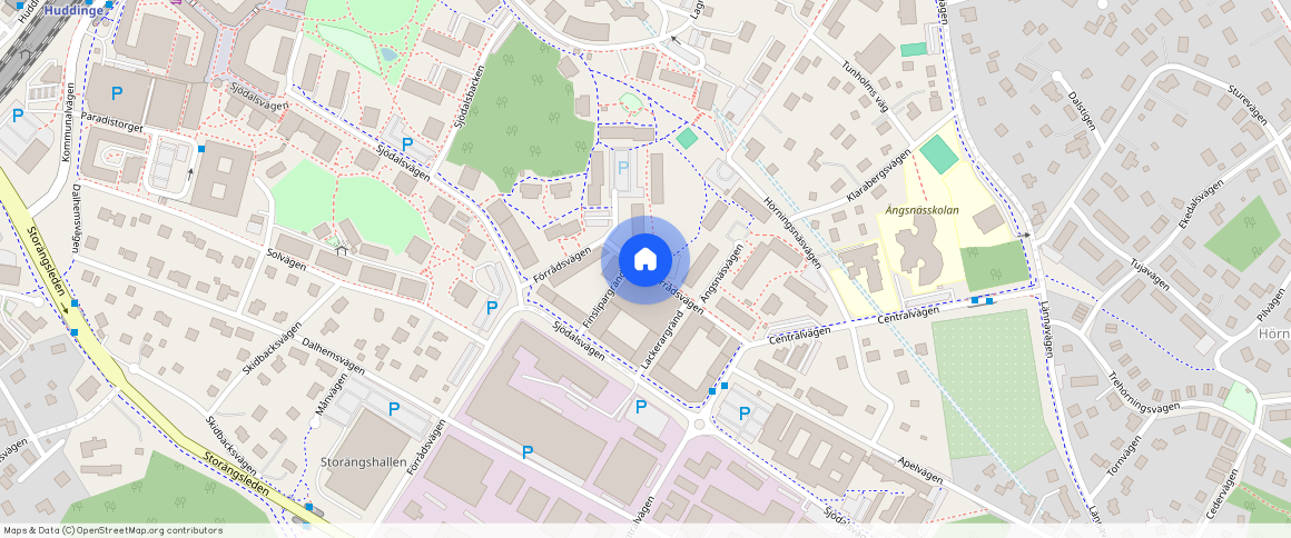 Förrådsvägen, Huddinge