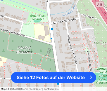 Charmante 3,5-Zimmer-Wohnung. Balkon und Kamin. In F-Griesheim. - Foto 1