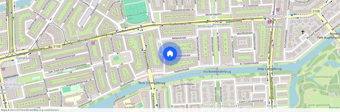 Apollobuurt, 1077 ZW, Courbetstraat, Amsterdam