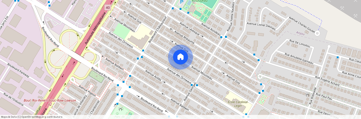 Avenue mousseau, Anjou, Anjou, Ile de Montréal, H1K 2P3