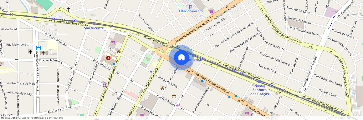 Rua Tibiriçá, Centro, SP, São Vicente