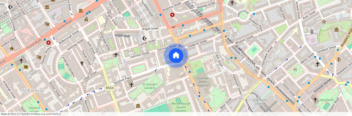 Sidmouth Street, kings cross WC1H