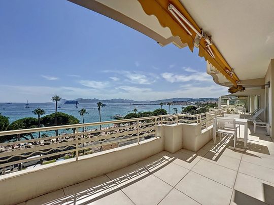 Croisette - magnifique appartement 4 pièces avec terrasse face à la mer - Photo 1