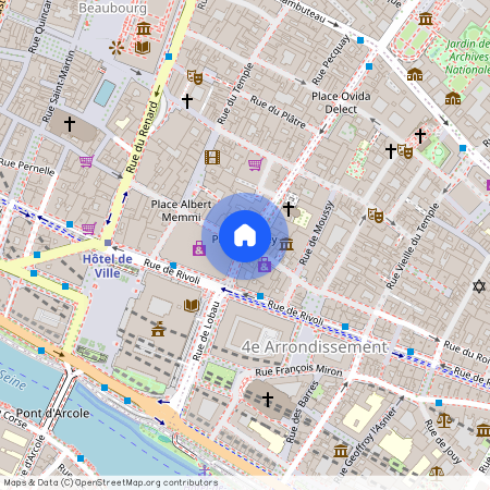 Rue de la Verrerie et rue des Archives 75004 Paris (4e arrondissement)