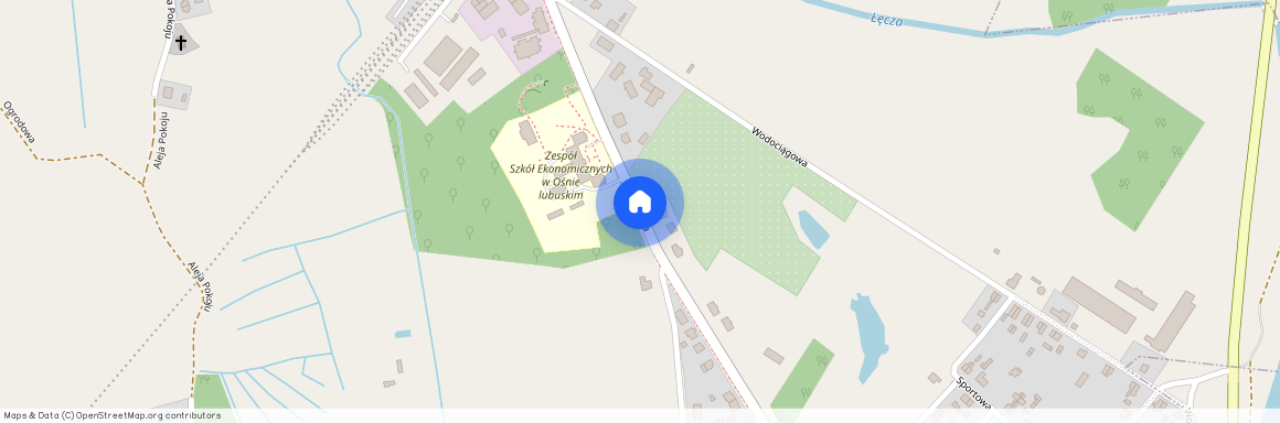 ul. Rzepińska, Ośno Lubuskie, Ośno Lubuskie, słubicki, lubuskie