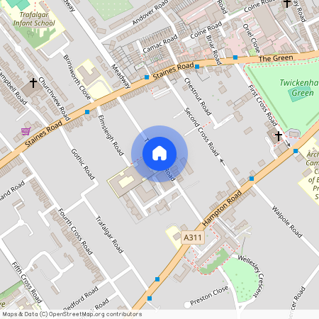 Third Cross Road, Twickenham, TW2, London