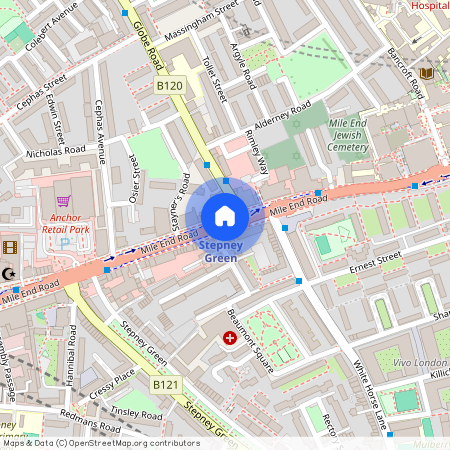Mile End Road, E1, London