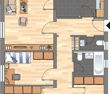 4-Zimmer-Wohnung in Oldenburg - Foto 1