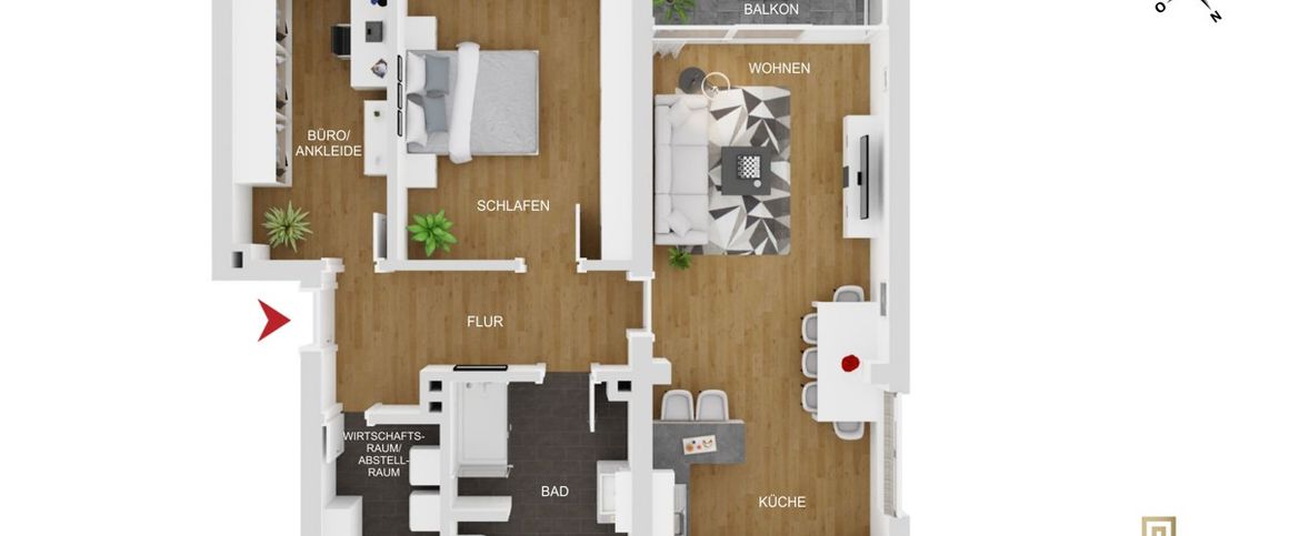 Umgebung - 59071 Hamm / Braam-Ostwennemar - Foto 1