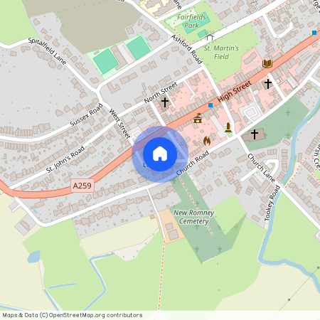 Lions Road, New Romney, Kent, TN28