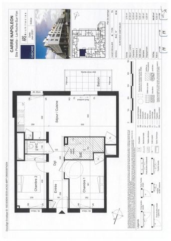 Appartement T3 à louer La Roche Sur Yon - 64 m² - Photo 3