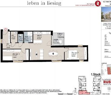 Erstbezug - Tolle 3-Zimmerwohnung mit Balkon | Fertigstellung 2025 - Photo 5