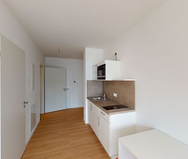 Teilmöbliertes 1-Zimmer-Apartment mit Einbauküche und Balkon - Foto 1