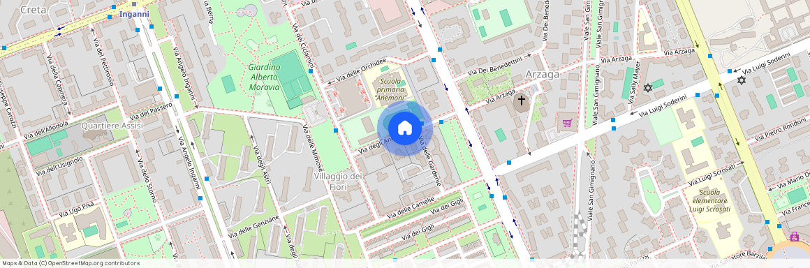 Via degli Anemoni, Milan, Lombardy 20147