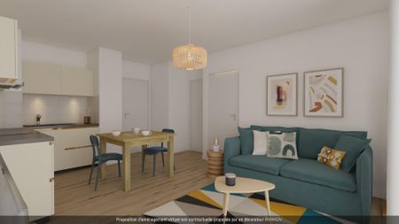 location Appartement T2 DE 36.1m² À TIGERY - Photo 2