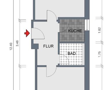 Wohnung, 2 Zimmer (46,41 m²) - Photo 3