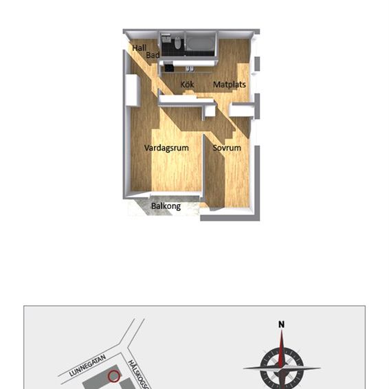 Lunnegatan 1 A - Foto 2