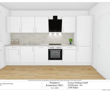 Kompakte 2-Zimmer Wohnung mit möblierter, NEUER Küche und Parkplatz - Photo 3