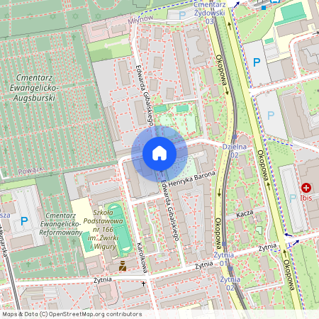 ul. Edwarda Gibalskiego, Młynów, Wola, Warszawa, mazowieckie