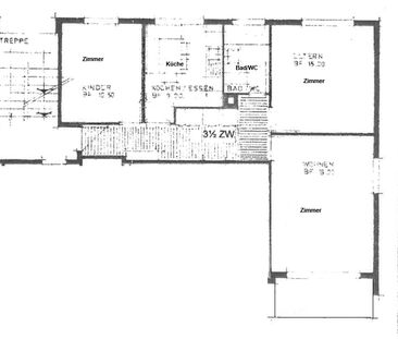 3.5 Zimmer, 60 m², 1. Stock - Foto 5