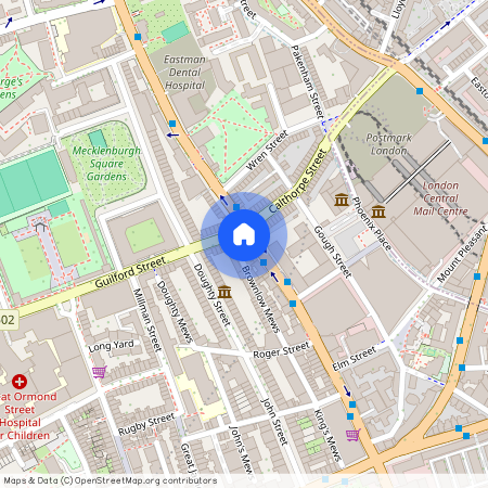 Gray’s Inn Road, Bloomsbury, London, WC1X 8TU, Bloomsbury